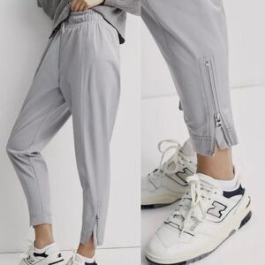 Varley Eastwood Cargo Pants Size M Grey Pull On Drawstring Casual Outdoor NEW